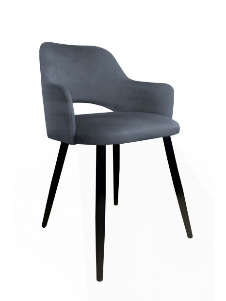 Krzesło tapicerowane MIKA nogi czarne