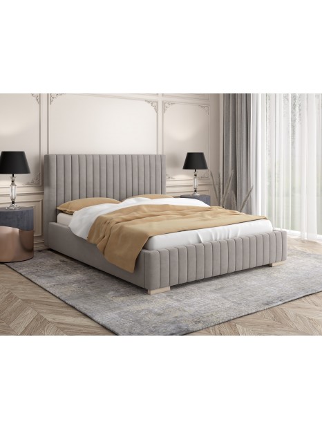 Łóżko tapicerowane MEDISON MAXI 140x200cm+ pojemnik
