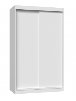 SZAFA PRZESUWNA PRESTIGE 120 - BIEL