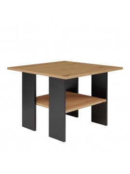 STOLIK KAWOWY ŁAWA SALON MODIVO DĄB ARTISAN CZERŃ