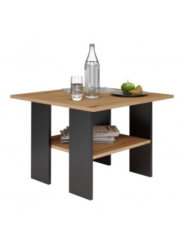 STOLIK KAWOWY ŁAWA SALON MODIVO DĄB ARTISAN CZERŃ