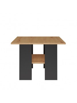 STOLIK KAWOWY ŁAWA SALON MODIVO DĄB ARTISAN CZERŃ