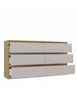 Komoda Malwa M6 140 DĄB ARTISAN KASZMIR