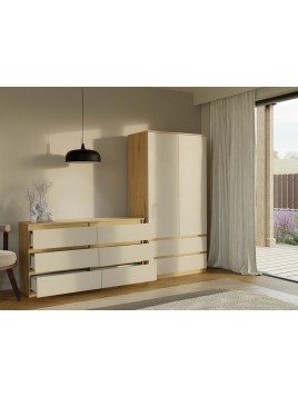 Komoda Malwa M6 140 DĄB ARTISAN KASZMIR